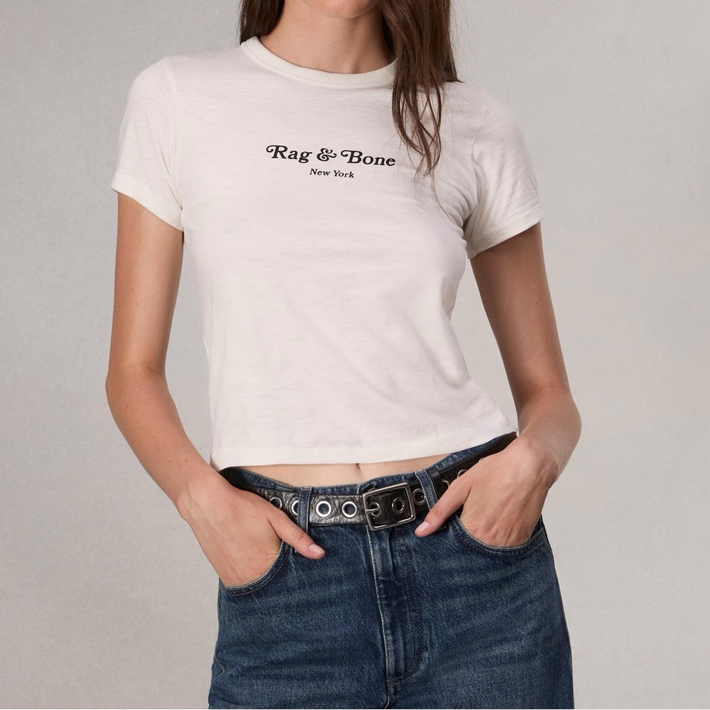 rag & bone Mini Script RB Tee NWT - image 4